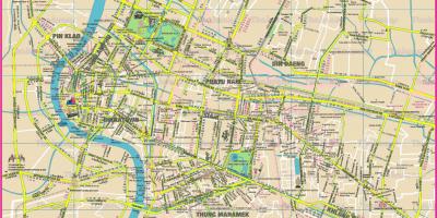 Stad kaart bangkok